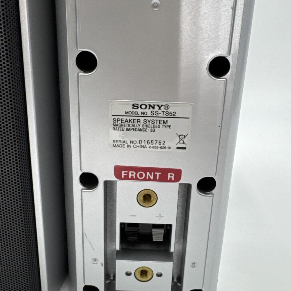 Sony SS-TS52 & SS-TS51 Home Theater Surround Speaker‎ Slicer Pair 4 Total #010 - Picture 6 of 6